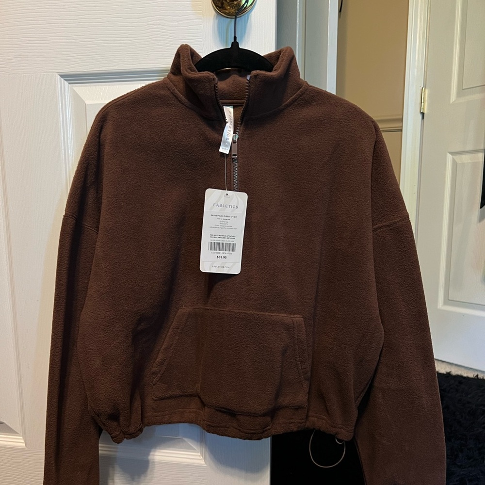 NWT Fabletics Rayne Polar Fleece 1/4 Zip